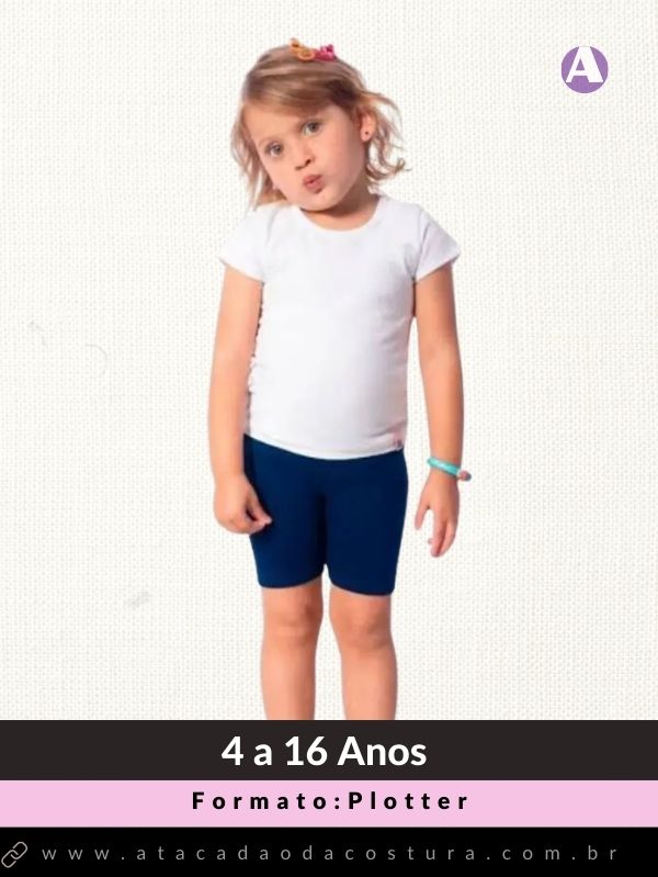 Molde-de-Shorts-Ciclista-Infantil