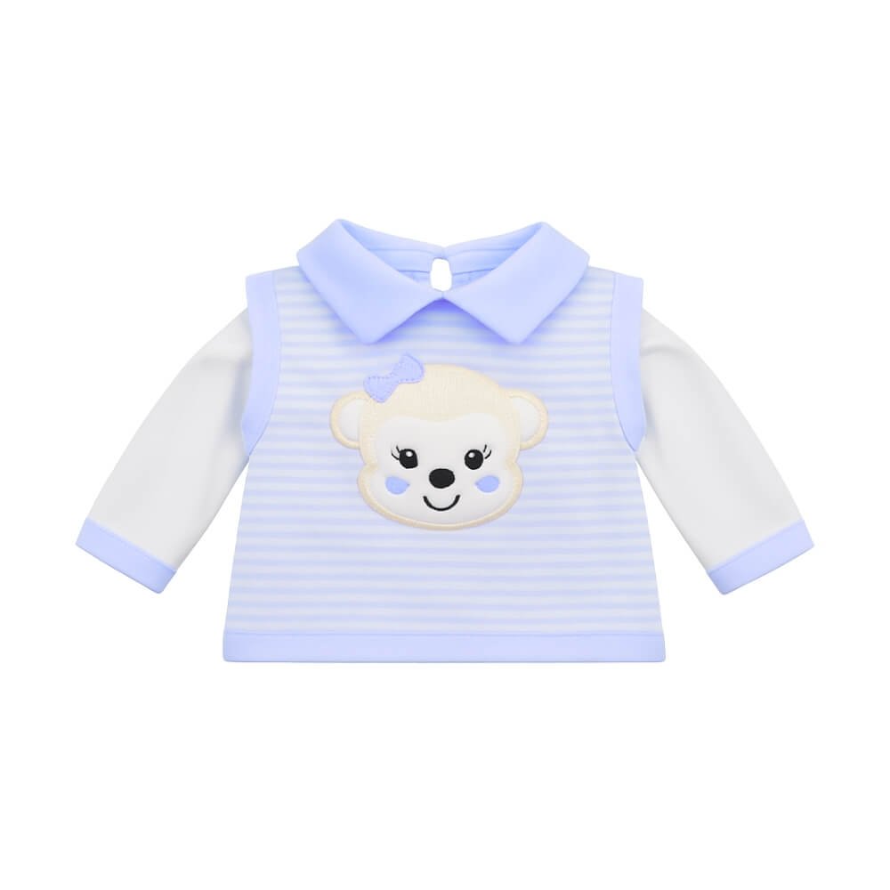 Molde de blusa de bebê para imprimir